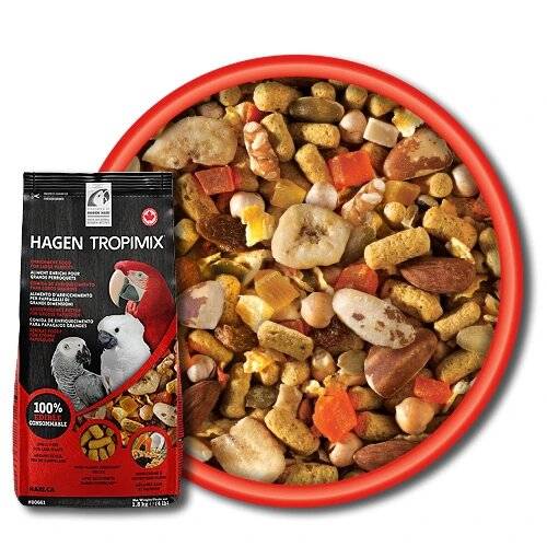 Супер Храна за голям папагал – Hagen Hari Tropimix – 1.8 кг Hagen Hari Храни и лакомства Храни за големи папагали Гранулирани храни Всички продукти
