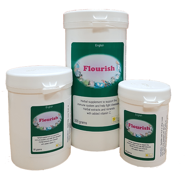 FLOURISH-Процъфтяване – Мощен Имуностимулант за Птици Витамини-Минерали и Добавки Подсилване на имунитета Самооскубване и други критични случаи Всички продукти
