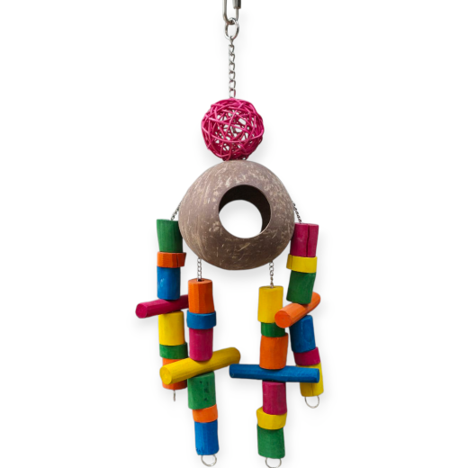 Играчка за папагали Luxury Parrot Toys- Ръчна изработка