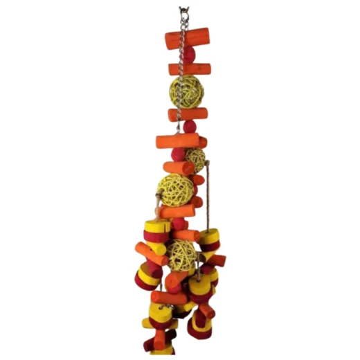 Играчка за папагали Luxury Parrot Toys- Ръчна изработка